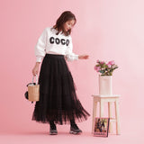 Andrea Tulle Skirt - MAISON MARBLE
