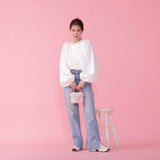 Back Open Blouse - MAISON MARBLE