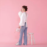 Back Open Blouse - MAISON MARBLE