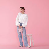 Back Open Blouse - MAISON MARBLE