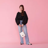 Back Open Blouse - MAISON MARBLE