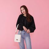 Back Open Blouse - MAISON MARBLE