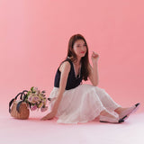 Denim Lace Tops - MAISON MARBLE