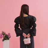 Flair Blouse - MAISON MARBLE