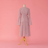 Fluffy Wrap Dress - MAISON MARBLE