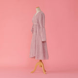 Fluffy Wrap Dress - MAISON MARBLE