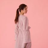 Fluffy Wrap Dress - MAISON MARBLE