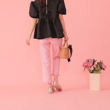 Frill Gingham Pants - MAISON MARBLE