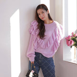 Frill Volume Knit - MAISON MARBLE