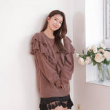 Frill Volume Knit - MAISON MARBLE