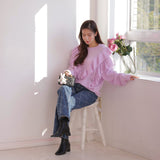 Frill Volume Knit - MAISON MARBLE