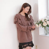 Frill Volume Knit - MAISON MARBLE