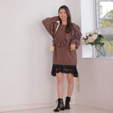 Frill Volume Knit - MAISON MARBLE