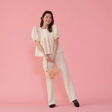 Fur Puff Blouse - MAISON MARBLE