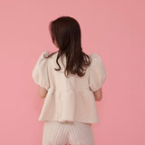 Fur Puff Blouse - MAISON MARBLE