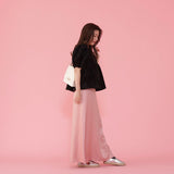 Fur Puff Blouse - MAISON MARBLE