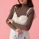 Lace Dot Cami - MAISON MARBLE