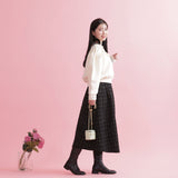 Lace Frill Sweater - MAISON MARBLE