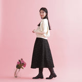 Lace Frill Sweater - MAISON MARBLE