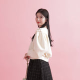 Lace Frill Sweater - MAISON MARBLE