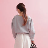 Lace Frill Sweater - MAISON MARBLE