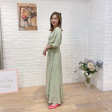 Linen Wrap Dress - MAISON MARBLE