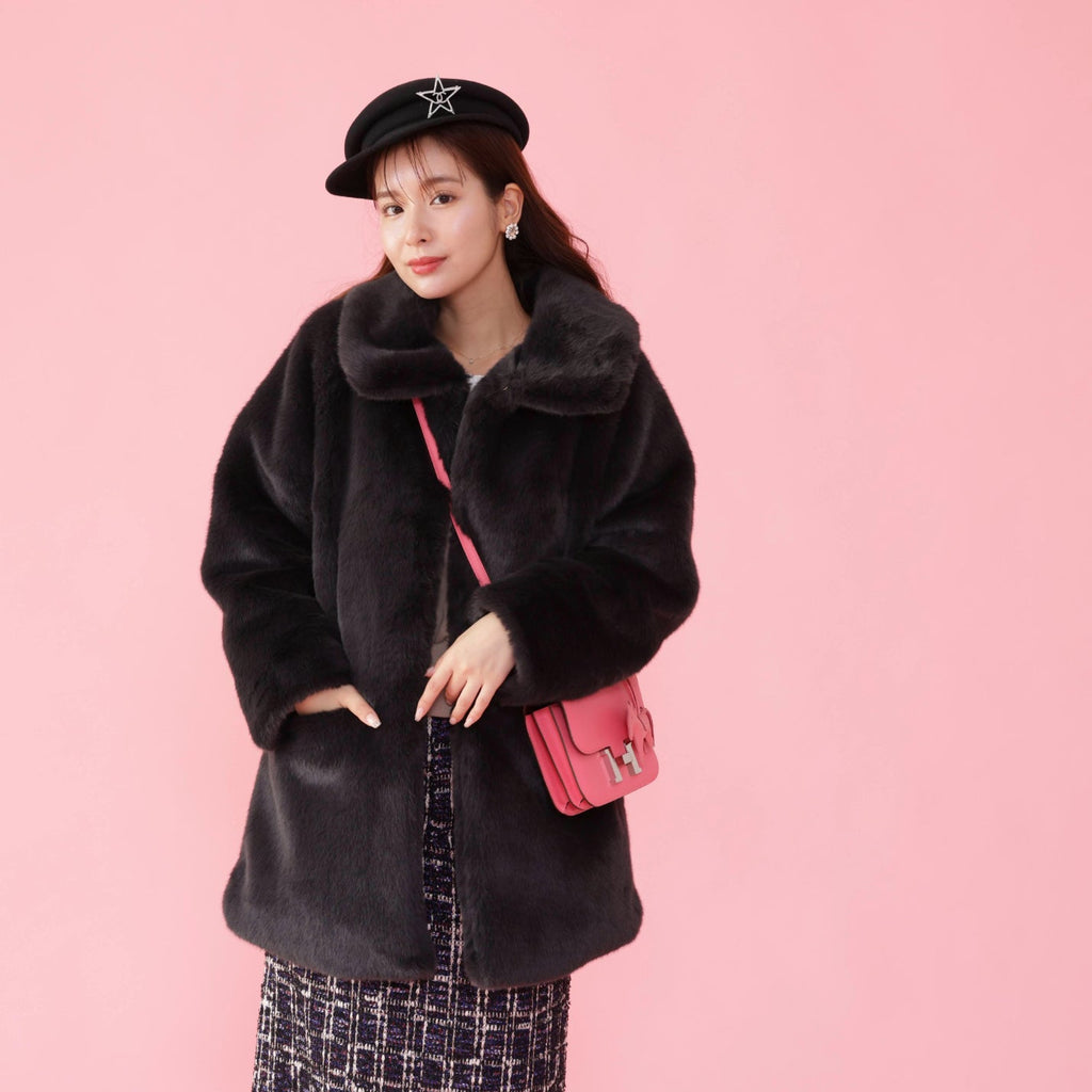 Lovelyn Fur Coat – MAISON MARBLE