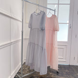 Macaron Tiered Dress - MAISON MARBLE