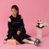 Mellow Rib Dress - MAISON MARBLE