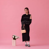 Mellow Rib Dress - MAISON MARBLE