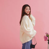 Melty Mohair Cardigan - MAISON MARBLE