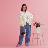 Melty Mohair Cardigan - MAISON MARBLE