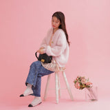 Melty Mohair Cardigan - MAISON MARBLE