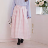 Pink Jacquard Skirt - MAISON MARBLE