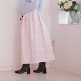Pink Jacquard Skirt - MAISON MARBLE