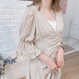 Rose Frill Dress - MAISON MARBLE