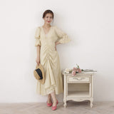 【再販】Rose Frill Dress - MAISON MARBLE
