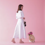 Rose Jacquard Knit Skirt - MAISON MARBLE