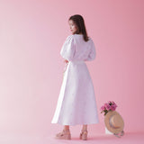 Rose Jacquard Knit Skirt - MAISON MARBLE