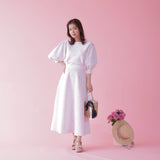 Rose Jacquard Knit Skirt - MAISON MARBLE