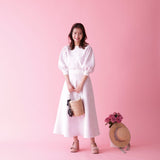Rose Jacquard Knit Skirt - MAISON MARBLE