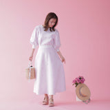 Rose Jacquard Knit Skirt - MAISON MARBLE
