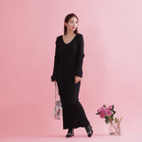 Rose Knit Dress - MAISON MARBLE