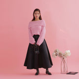 Satin Flair Skirt - MAISON MARBLE