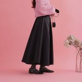 Satin Flair Skirt - MAISON MARBLE