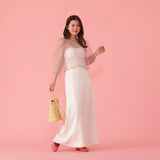 Satin Lena Skirt - MAISON MARBLE