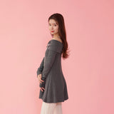 Shoulder Ribbon Knit - MAISON MARBLE