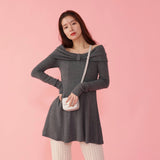 Shoulder Ribbon Knit - MAISON MARBLE