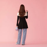 Shoulder Ribbon Knit - MAISON MARBLE