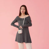 Shoulder Ribbon Knit - MAISON MARBLE